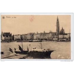 Tarjeta postal de belgica anvers  la rade