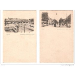 2 tarjeta postal de  berlin