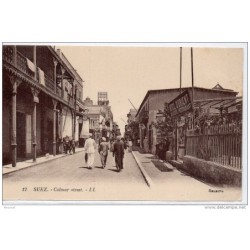 Tarjeta postal de egipto suez colmar street