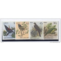 Serie 9247  pajaros new zeland
