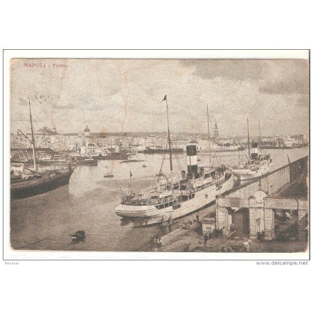 Tarjeta postal puerto napoli