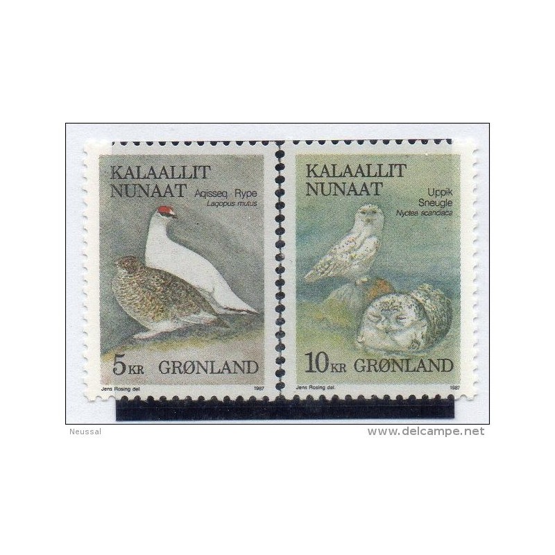 Serie 1645 pajaros groendlandia Serie 1645 pajaros groendlandia