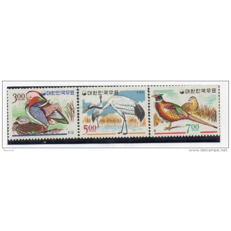 Serie 40406 pajaros corea del sur