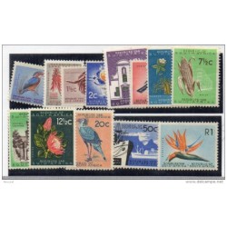 Serie 24860  pajaros y flora  south africa