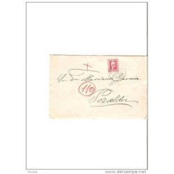Carta con  cuño valladolid