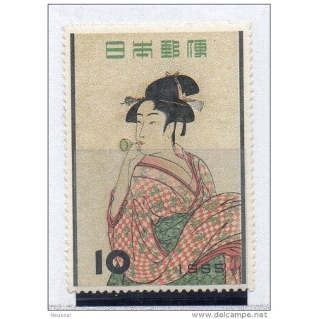 Sello n 571 pintura  japon