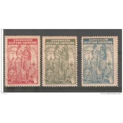 3 viñetas exposicion hispanoamericana