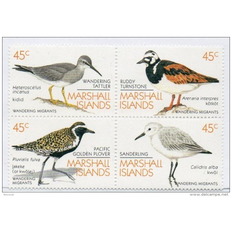 Serie n 22932 Pajaros  Marshall island