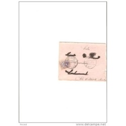 Carta  con cuño caldas de montbuy 1918 por detras