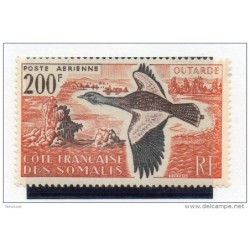 Sello A28  Pajaros  Cote de somalis