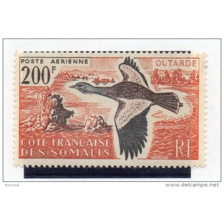 Sello A28  Pajaros  Cote de somalis