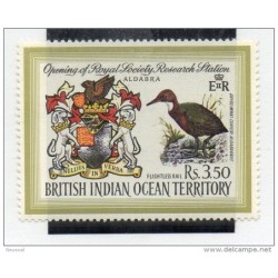 Sello n 43 Pajaros  british indian ocean