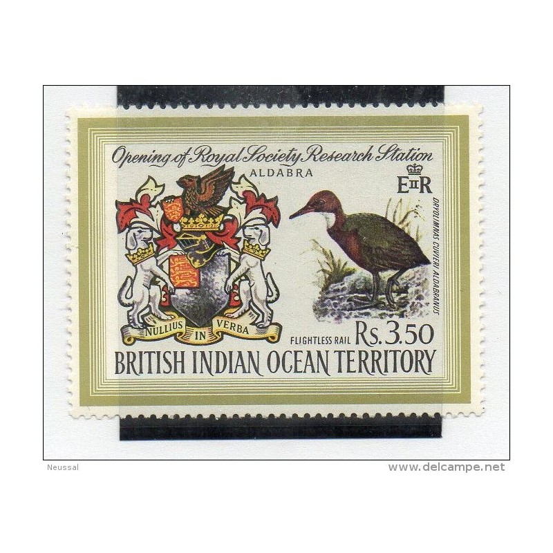 Sello n 43 Pajaros british indian ocean Sello n 43 Pajaros british indian ocean