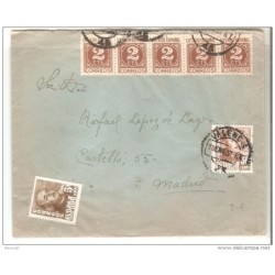 Carta matasello valencia 1951