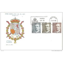 Carta de primer dia del rey de 1981