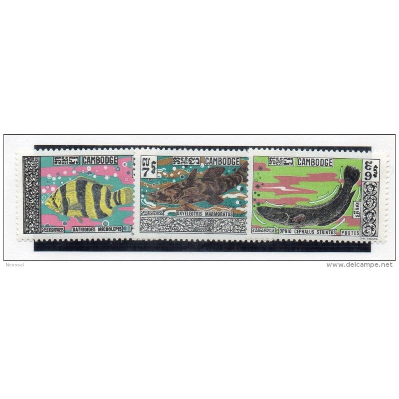 Serie n 2324 Peces cambodge Serie n 2324 Peces cambodge