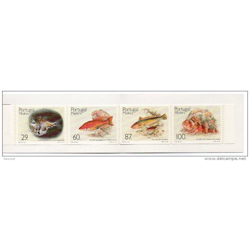 Carnet c136A Peces Madeira Carnet c136A Peces Madeira