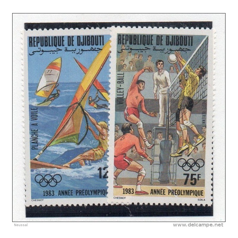 Serie n A812 Deportes Djibouti Serie n A812 Deportes Djibouti