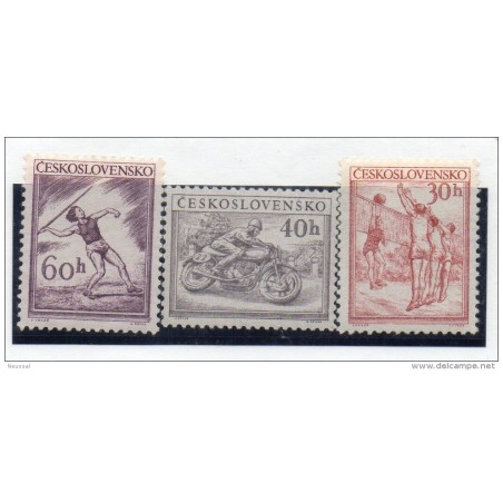 Serie n 7279   Deportes  checoslovaquia