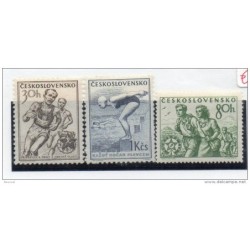 Serie n 7657   Deportes  checoslovaquia