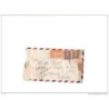 Carta de cuba a españa con muchos cuños la habana miami new york  bilbao etc