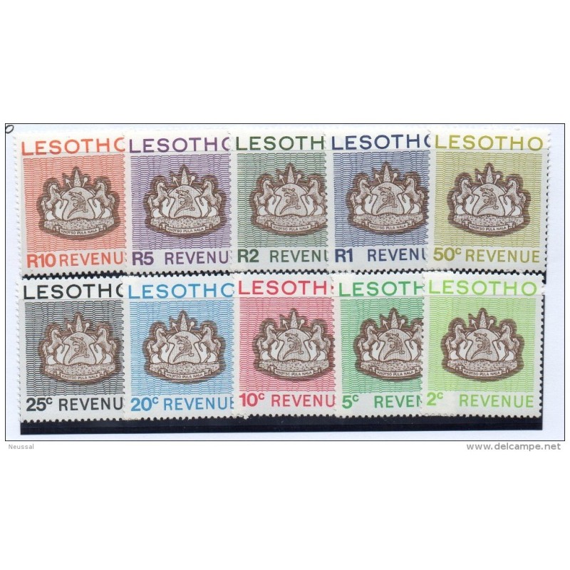 Serie n110 Fiscal Lesotho Serie n110 Fiscal Lesotho