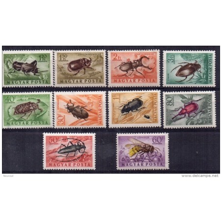 Serie  n A1609  insectos Hungria