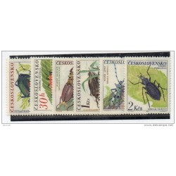 Serie  n 124550  insectos Tchecoslovaquia