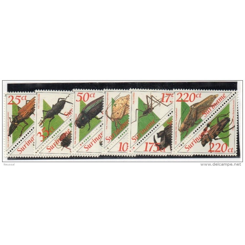 Serie n 128596 Insectos Suriname Serie n 128596 Insectos Suriname