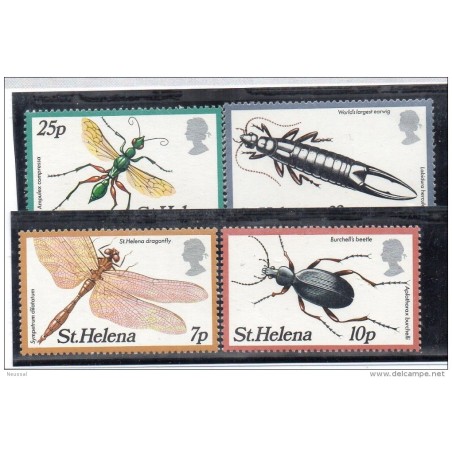 Serie  n 3514  Insectos St Helena