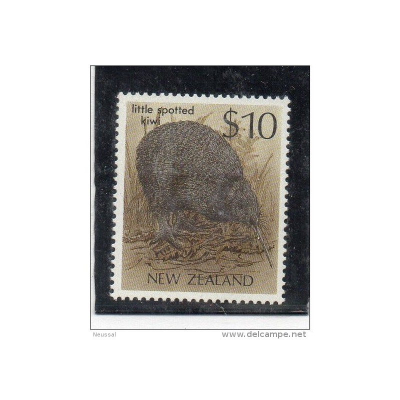 Sello n 1027 Pajaros New zeland Sello n 1027 Pajaros New zeland