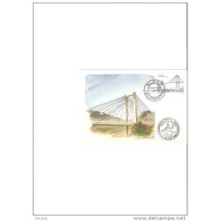 Tarjeta postal con cuño de alcoy