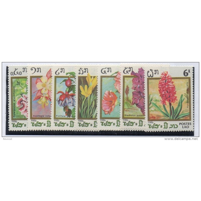 Serie n 698 AG Laos Serie n 698 AG Laos