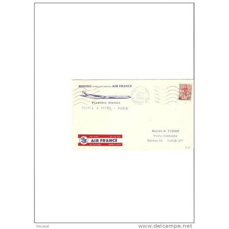 Air france  pointe a pitre paris