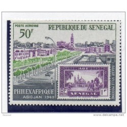Sello nA73 senegal  Filatelia