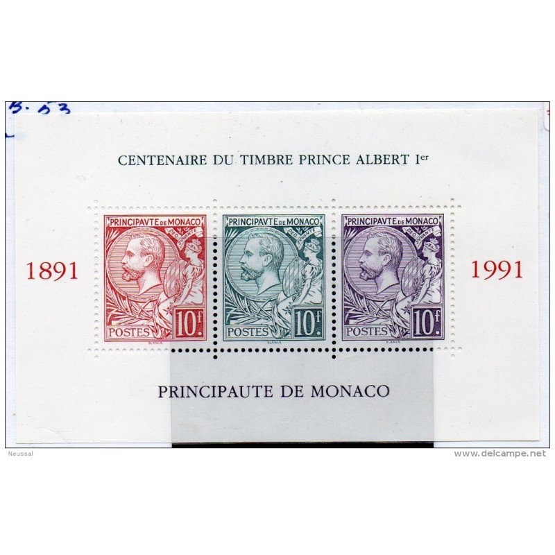 Hb53 monaco Filatelia Hb53 monaco Filatelia