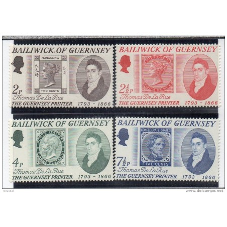Serie   n 4952 guernsey   Filatelia