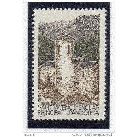 Sello  n 354  andorra