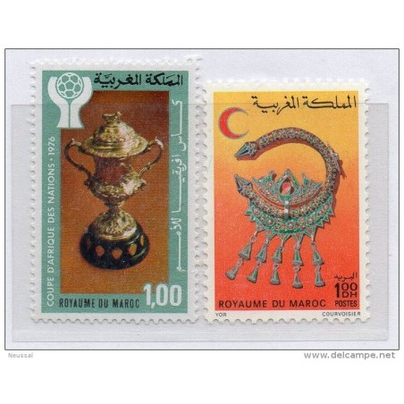 Serie n  780 y  802  maroc artesania