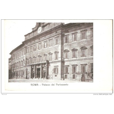 Tarjeta postal de italia parlamento