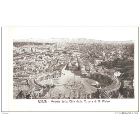 Tarjeta postal de italia plaza san pietro