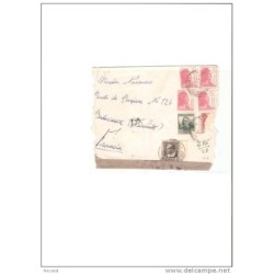 Carta con censura de valencia  1938