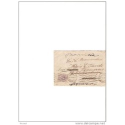 Carta de madrid 1914  con varios cuños por detras oviedo y otros