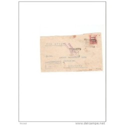 Frontal de carta con cuño censura de Las palmas