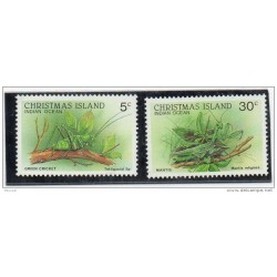 Serie n 24952  incompleta solo insectos  christmas island