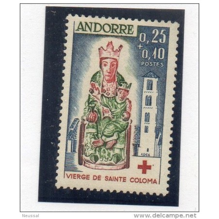 Sello  n 172 andorra francesa