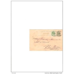 Carta con cuño 1892