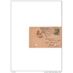 Tarjeta postal india 1932