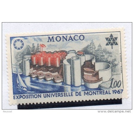 Sello  n 727  monaco