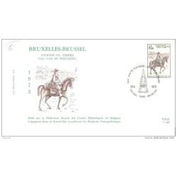 Sobres  primer dia de belgica de 1973 caballo